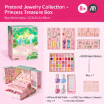 Mideer DIY Bead Jewelry Kit - 1200pcs Lacing Beads Bracelet Box