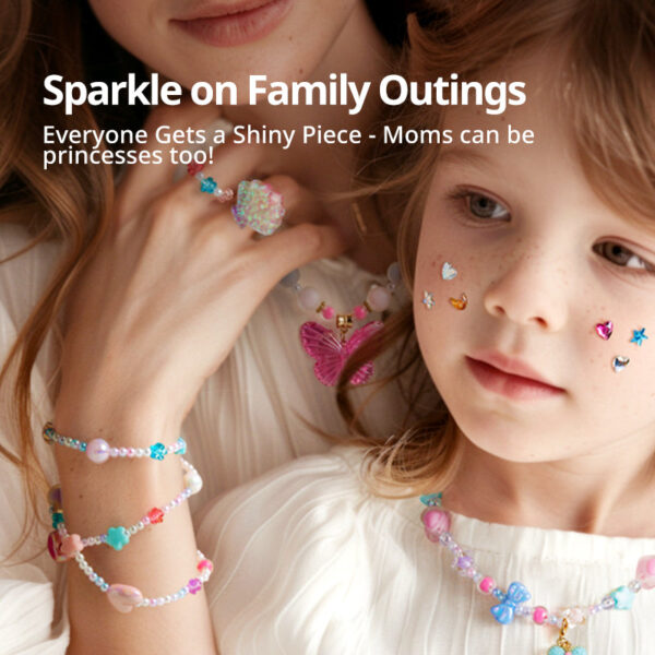 Mideer DIY Bead Jewelry Kit -Musical Jewelry Charm Bracelet Box (Right-angled Box)