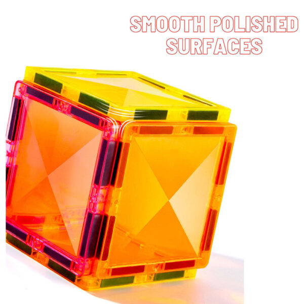 [Buy 4 for 8% off] Mideer Colorful Magnetic Tiles - Marble Run 100PCS