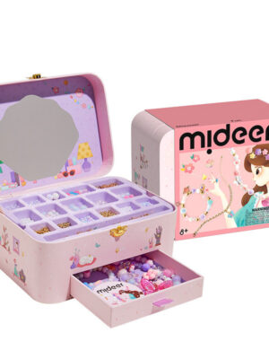 Mideer DIY Bead Jewelry Kit -Musical Jewelry Charm Bracelet Box (Right-angled Box)